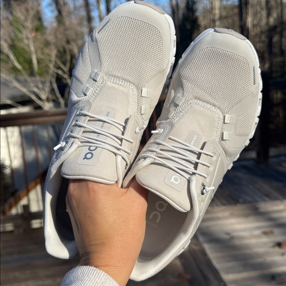 On cloud slide on sneakers